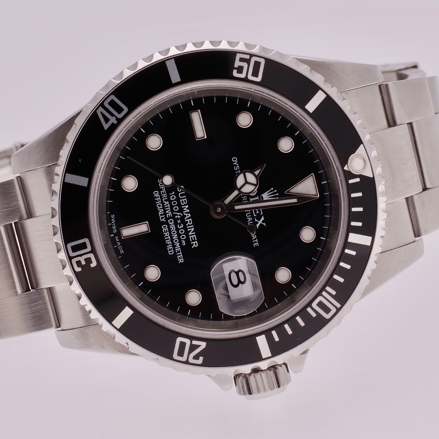 Rolex Submariner 16610 F series 2004 rolex-submariner-serieF-16610-7