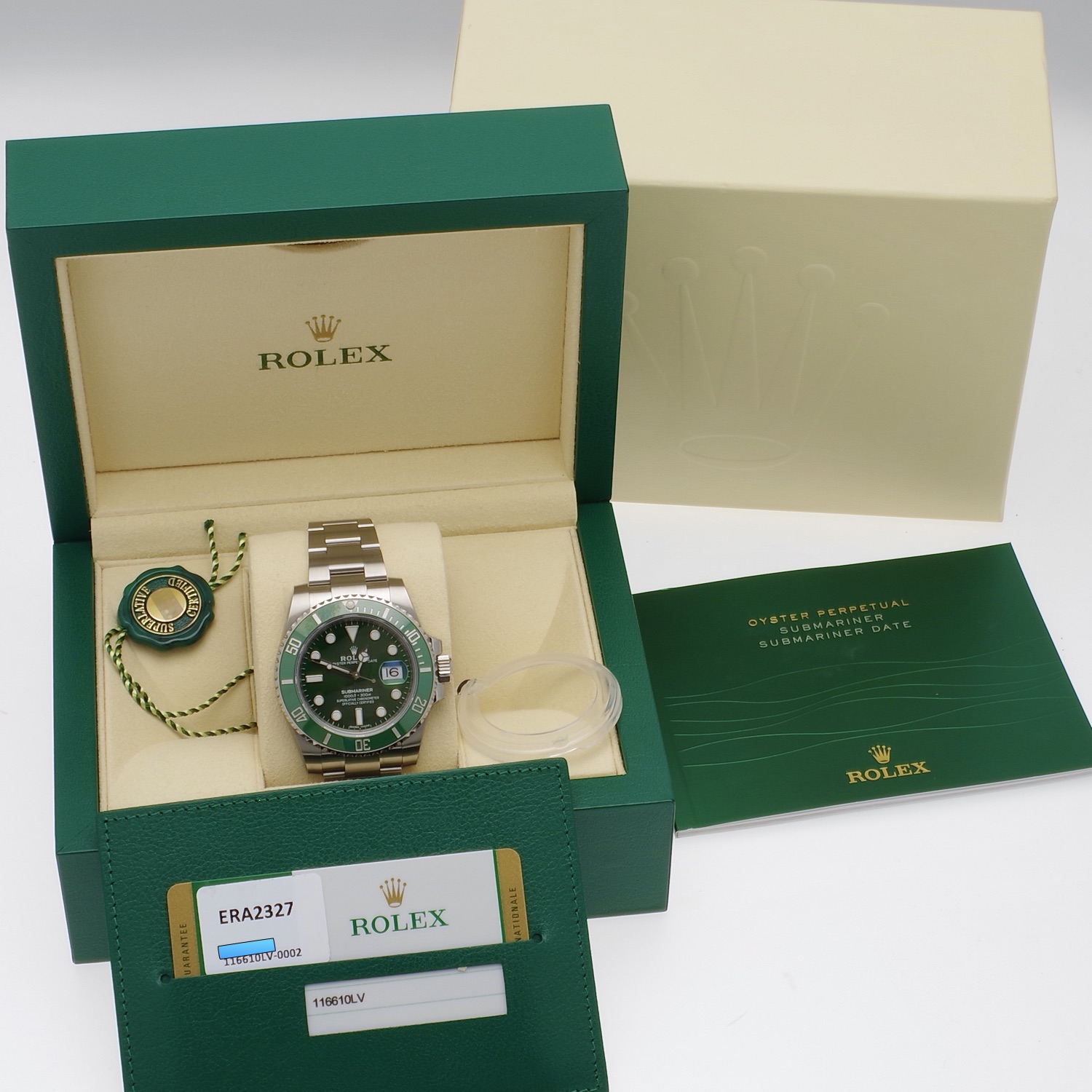 Rolex Submariner 116610LV Hulk new sticked rolex-subverte-116610LV-2018-9