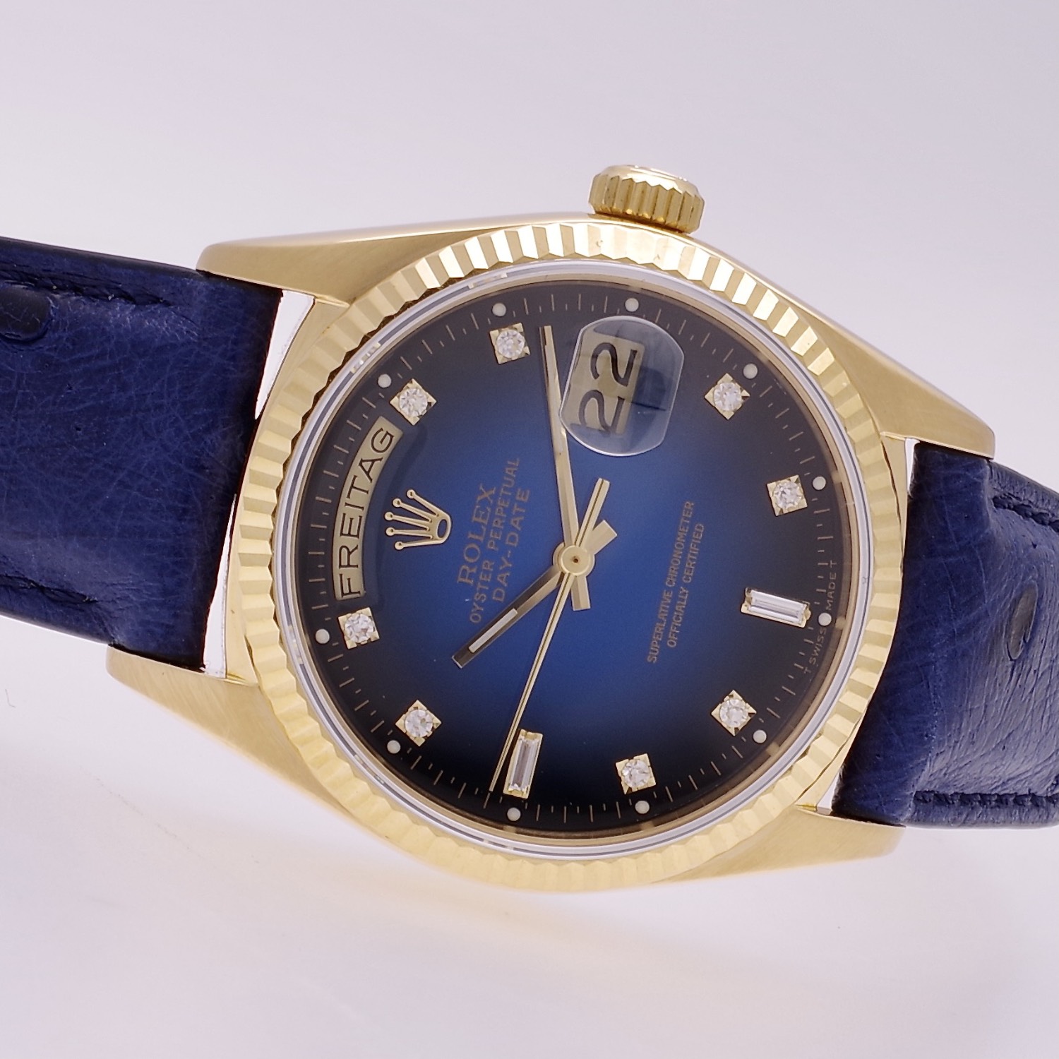 Rolex Day Date 18078 rare 1988 rolex-day-date-18078-blu-2