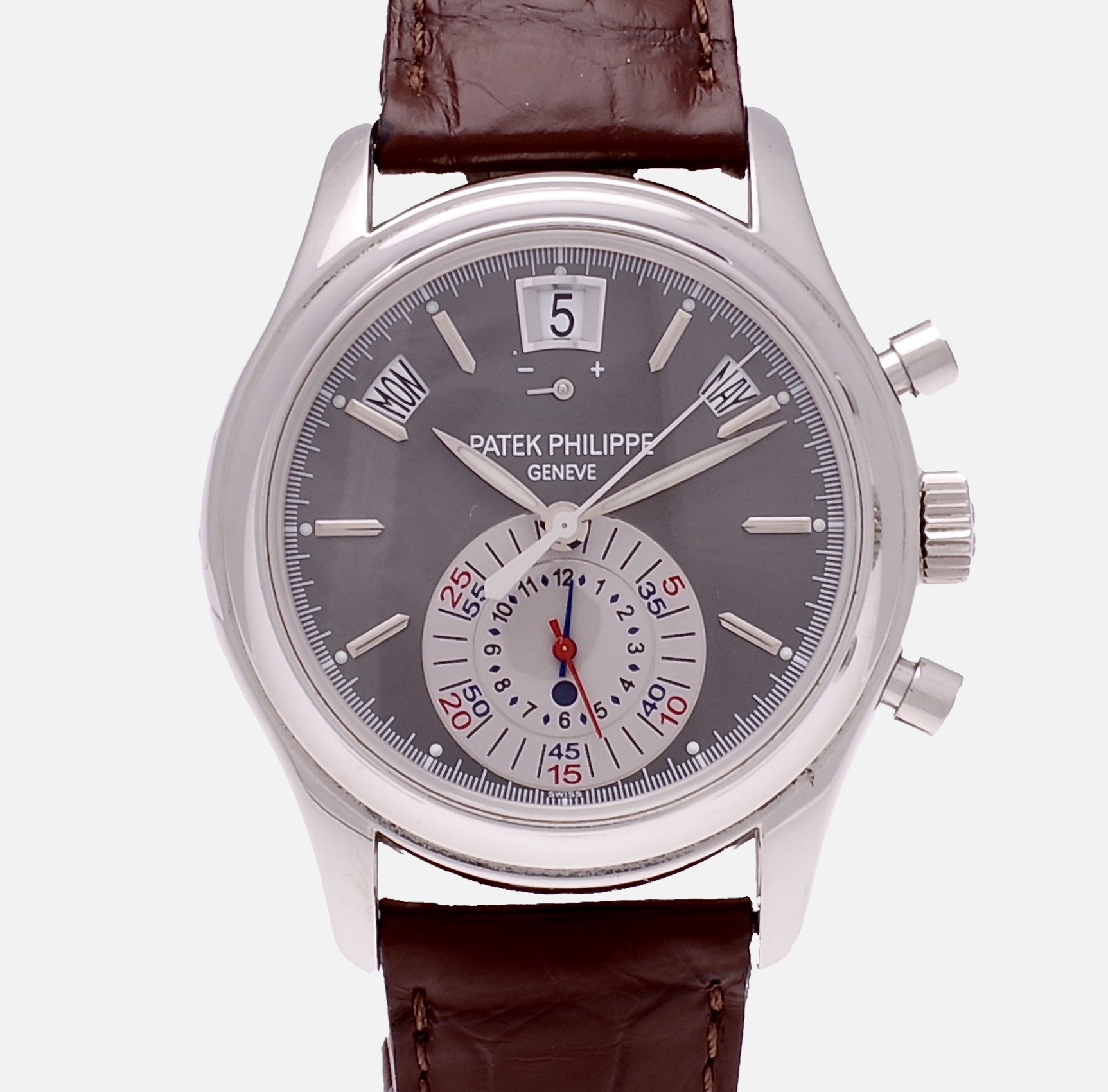 Patek Philippe Complications 5960P Annual calendar Chronograph Platinum 