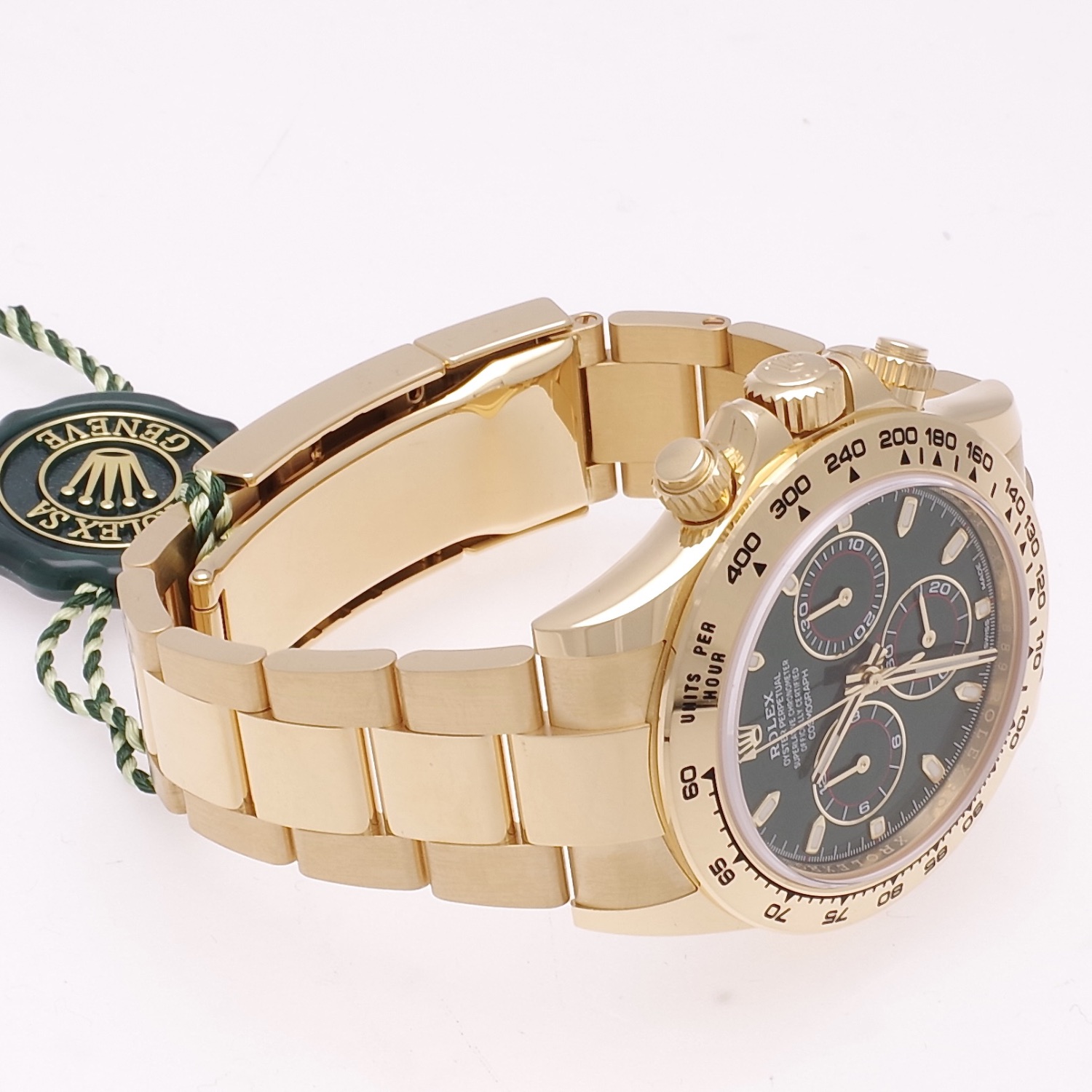 Rolex Daytona 116508 green dial 18K gold new unworn rolex-daytona-116508-green-dial-5