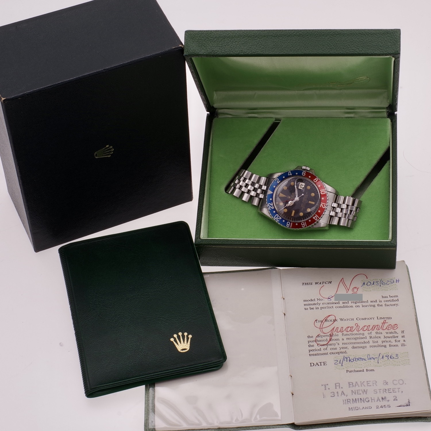 Rolex GMT Master 1675 Gilt Chocolate dial Underline 1963 rolex-gmt-master-1675-gilt-1963-10