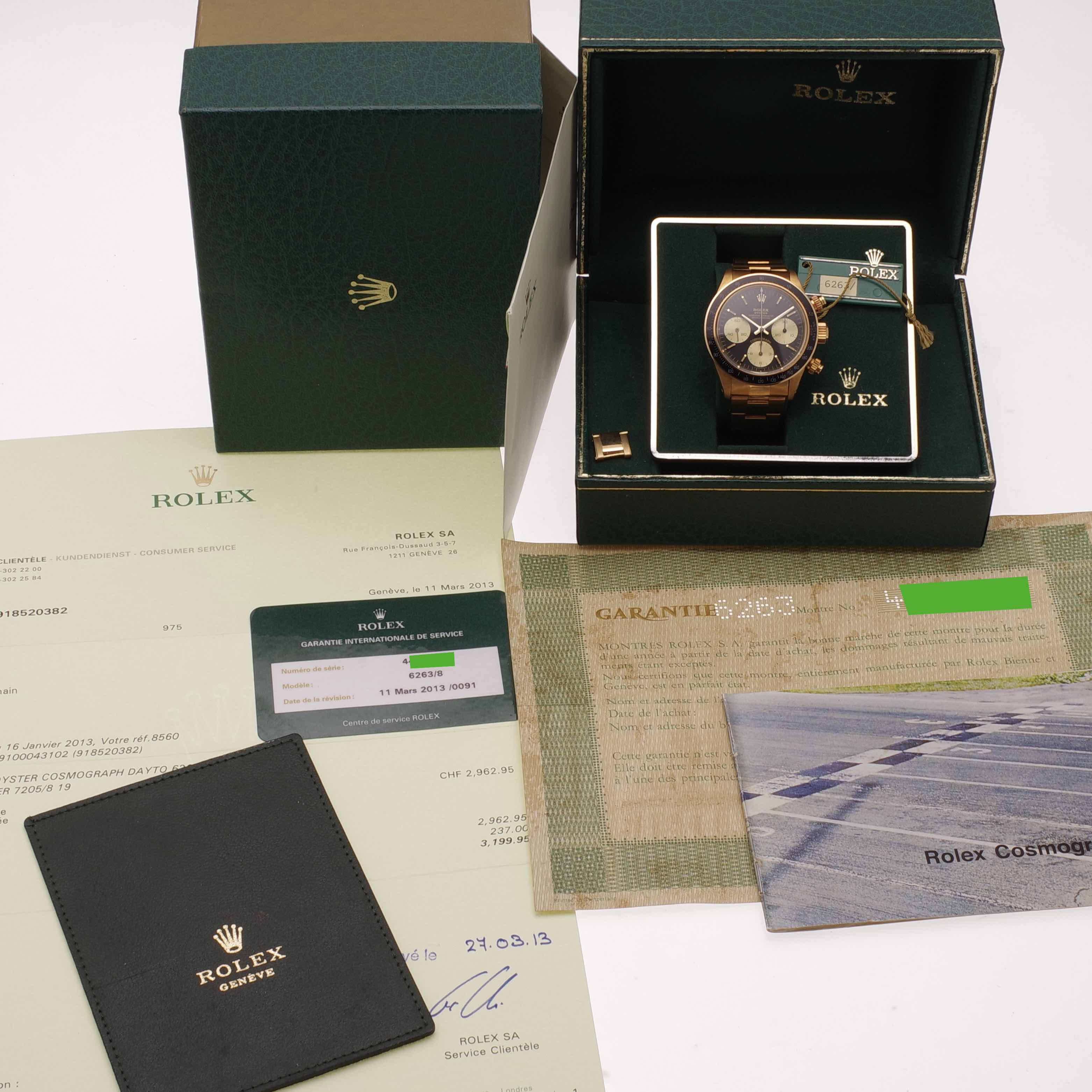 Rolex Daytona 6263 18k gold  Full set 1976 rolex-daytona-6263-or-10