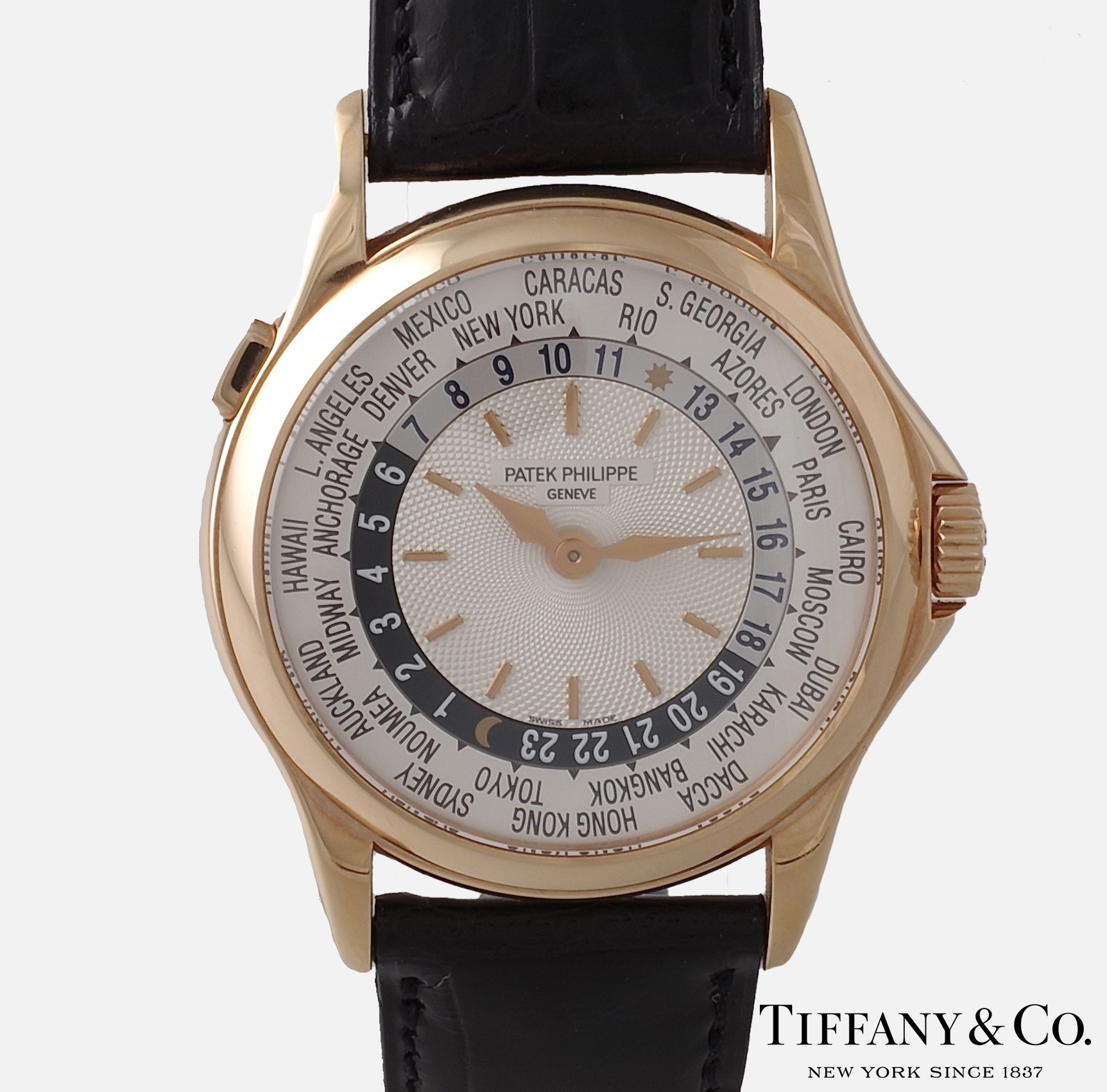 Patek Philippe Complications 5110R-001 World Time Tiffany & Co 