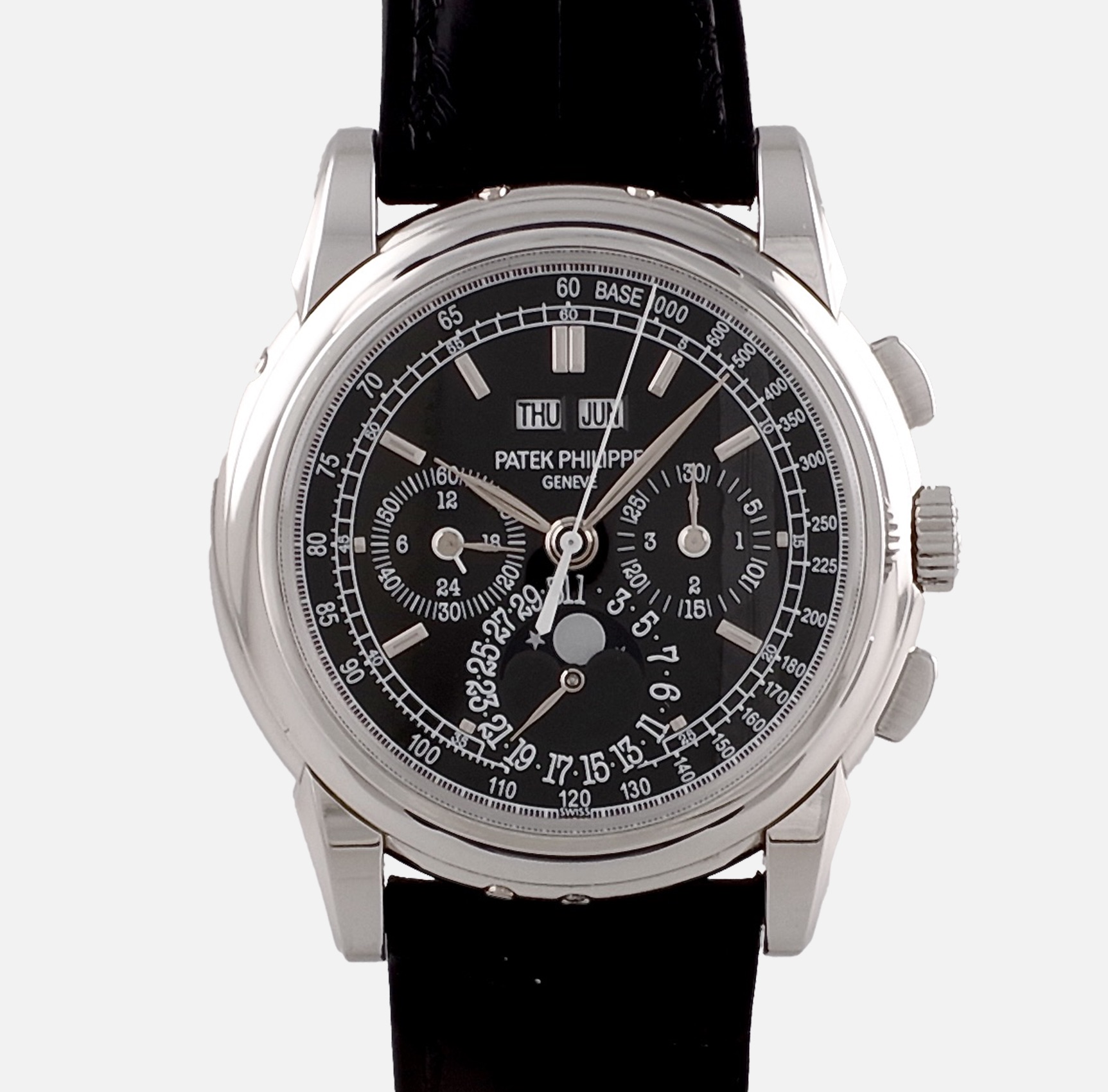 Patek Philippe Grandes Complications Perpetual Calendar Chronograph 5970P Platinum unpolished