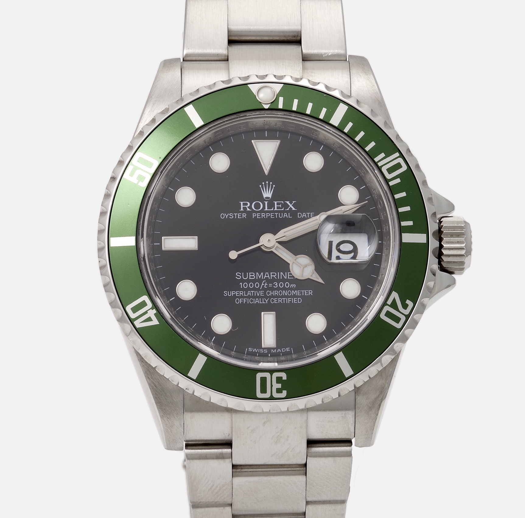 Rolex : Submariner - 16610LV Kermit M series