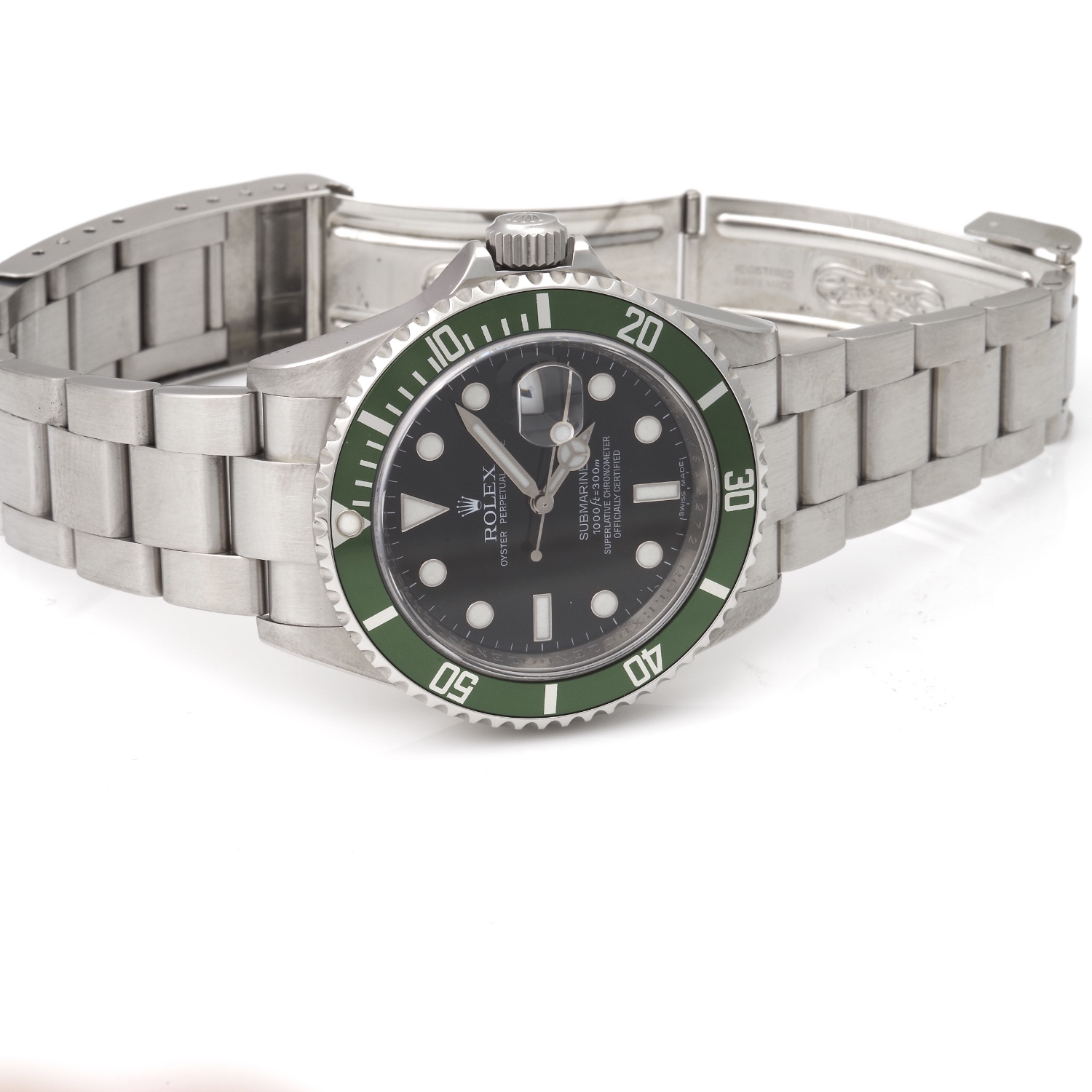 Rolex Submariner 16610LV Kermit M series rolex-submariner-16610-lv-3