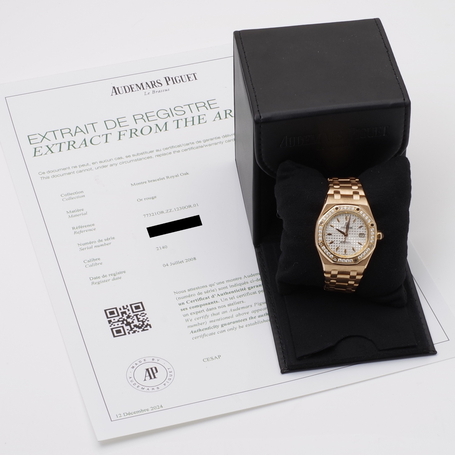 Audemars Piguet Royal Oak 77321 Lady Diamond bezel audemars-piguet-royal-oak-77321OR-10