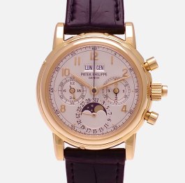 Patek Philippe : Grandes Complications - Perpetual Calendar Chronograph Split-seconds  5004R pink gold 18k