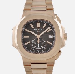 Patek Philippe : Nautilus - 5980/1R-001 18k pink gold chronograph